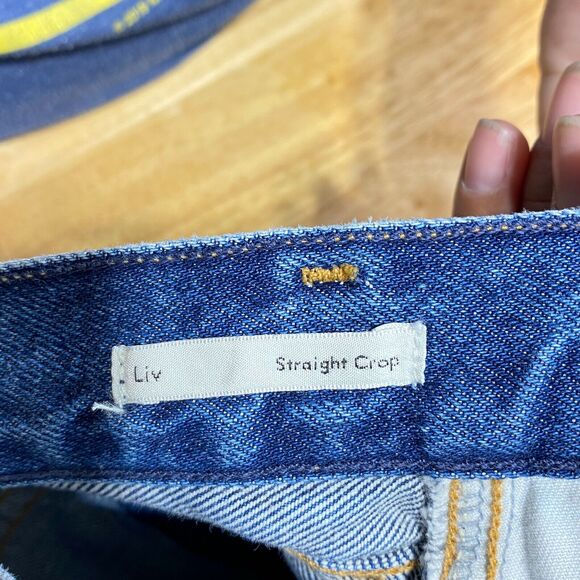 Wilfred X Citizens Of Humanity Liv Straight Step Raw Hem Jeans Women's 30 - Picture 5 of 12